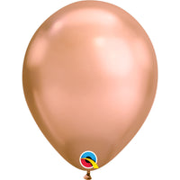 Qualatex 11 inch QUALATEX CHROME - ROSE GOLD Latex Balloons