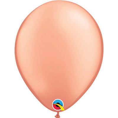 Qualatex 11 inch QUALATEX ROSE GOLD Latex Balloons