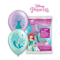 Qualatex 12 inch ARIEL (6 PK) Latex Balloons 63406-PP