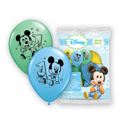 Qualatex 12 inch MICKEY 1ST BIRTHDAY (6 PK) Latex Balloons 30844-PP