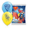 Qualatex 12 inch SUPERMAN (6 PK) Latex Balloons 19416-PP