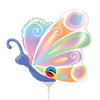 Qualatex 14 inch MINI BEAUTIFUL BUTTERFLY (AIR-FILL ONLY) Foil Balloon 17423-Q-U