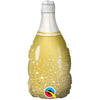 Qualatex 14 inch MINI GOLD BUBBLY WINE BOTTLE (AIR FILL ONLY) Foil Balloon 19711-Q-U