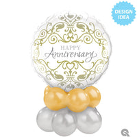 Qualatex 18 inch ANNIVERSARY CLASSIC Foil Balloon