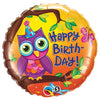 Qualatex 18 inch BIRTHDAY OWL Foil Balloon 36371-Q-U