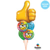 Qualatex 18 inch BIRTHDAY SMILEY Foil Balloon 49057-Q-P