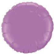 Qualatex 18 inch CIRCLE - SPRING LILAC Foil Balloon 12911-Q