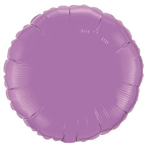 Qualatex 18 inch CIRCLE - SPRING LILAC Foil Balloon 12911-Q