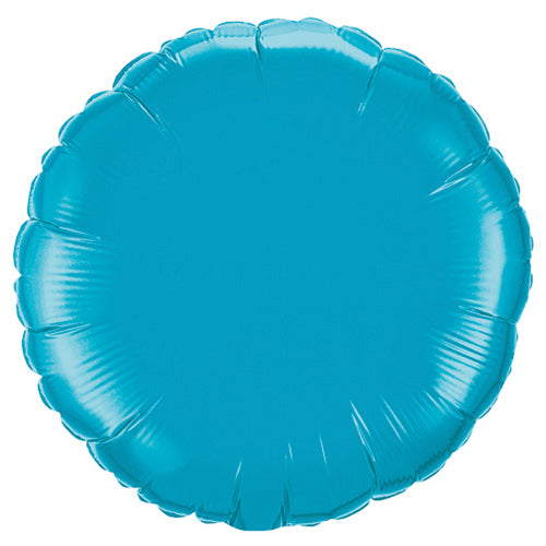 Qualatex 18 inch CIRCLE - TURQUOISE Foil Balloon 30749-Q