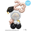 Qualatex 18 inch CONGRATULATIONS BOHO RAINBOW Foil Balloon