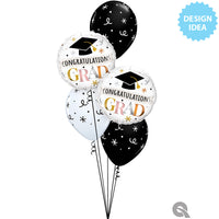 Qualatex 18 inch CONGRATULATIONS GRAD ROSE GOLD Foil Balloon