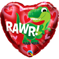 Qualatex 18 inch DINO-RAWR Foil Balloon 16662-Q-U