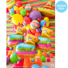 Qualatex 18 inch FIESTA RAINBOW STRIPES Foil Balloon 10223-Q-U