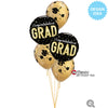 Qualatex 18 inch GRAD MARQUEE LIGHTS Foil Balloon