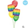 Qualatex 18 inch GRATEFUL FOR YOU & ALL YOU DO Foil Balloon 18859-Q-U