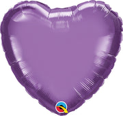 Qualatex 18 inch HEART - CHROME PURPLE Foil Balloon 89643-Q-U