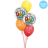 Qualatex 18 inch THANK YOU DAD FOR EVERYTHING! Foil Balloon 55816-Q-U