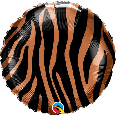 Qualatex 18 inch TIGER STRIPES PATTERN Foil Balloon 13331-Q-U