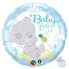 Qualatex 18 inch TINY TATTY TEDDY BABY BOY Foil Balloon 28171-Q-U