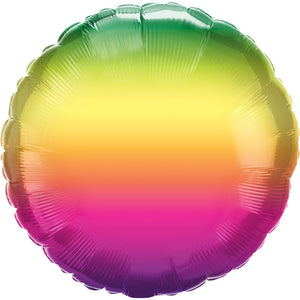 Qualatex 18 inch VIBRANT OMBRE Foil Balloon 97425-Q-U