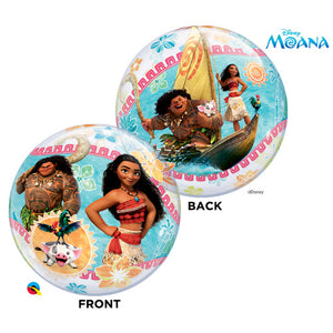 Qualatex 22 inch BUBBLE - DISNEY MOANA Bubble Balloon 48722-Q