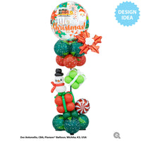 Qualatex 22 inch BUBBLE - EVERYTHING CHRISTMAS Bubble Balloon 23278-Q