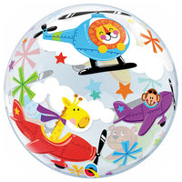 Qualatex 22 inch BUBBLE - FLYING CIRCUS Bubble Balloon 25279-Q