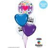 Qualatex 22 inch BUBBLE - M(HEART)M DAY BIG HEARTS Bubble Balloon 98326-Q