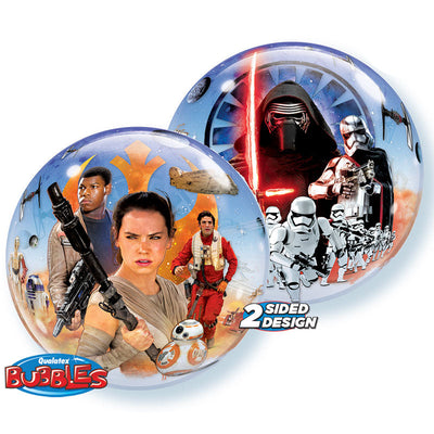 Qualatex 22 inch BUBBLE - STAR WARS: THE FORCE AWAKENS Bubble Balloon 21317-Q