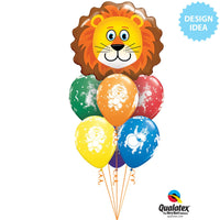 Qualatex 29 inch LOVABLE LION Foil Balloon 16154-Q-P