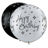 Qualatex 30 inch BIRTHDAY SPARKLES & SWIRLS-A-ROUND Latex Balloons 53476-Q