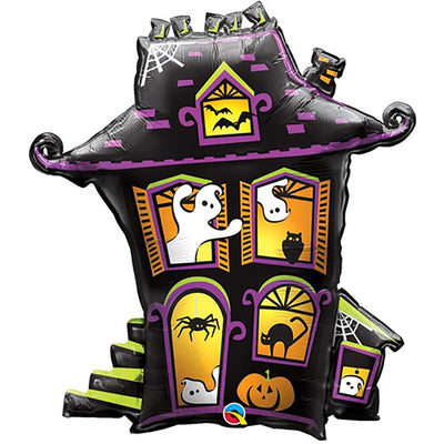 Qualatex 31 inch HAUNTED HOUSE Foil Balloon 67007-Q-U