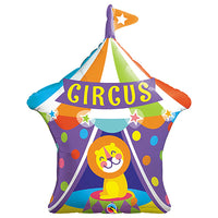 Qualatex 36 inch BIG TOP CIRCUS LION Foil Balloon 25239-Q-P