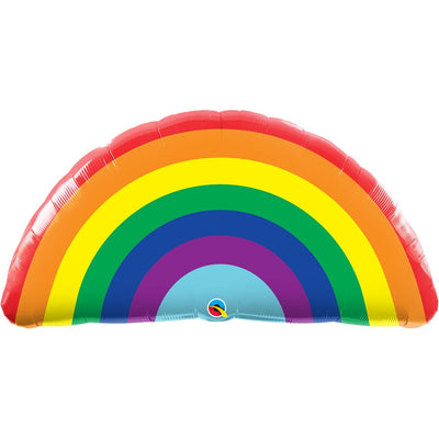 Qualatex 36 inch BRIGHT RAINBOW Foil Balloon 10493-Q-P