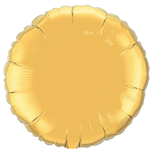 Qualatex 36 inch CIRCLE - METALLIC GOLD Foil Balloon 37689-Q