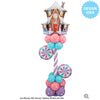 Qualatex 37 inch DECORATED GINGERBREAD HOUSE Foil Balloon 14945-Q-P