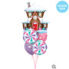 Qualatex 37 inch DECORATED GINGERBREAD HOUSE Foil Balloon 14945-Q-P