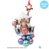 Qualatex 37 inch DECORATED GINGERBREAD HOUSE Foil Balloon 14945-Q-P