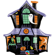 Qualatex 37 inch HAUNTED HOUSE Foil Balloon 23297-Q-P