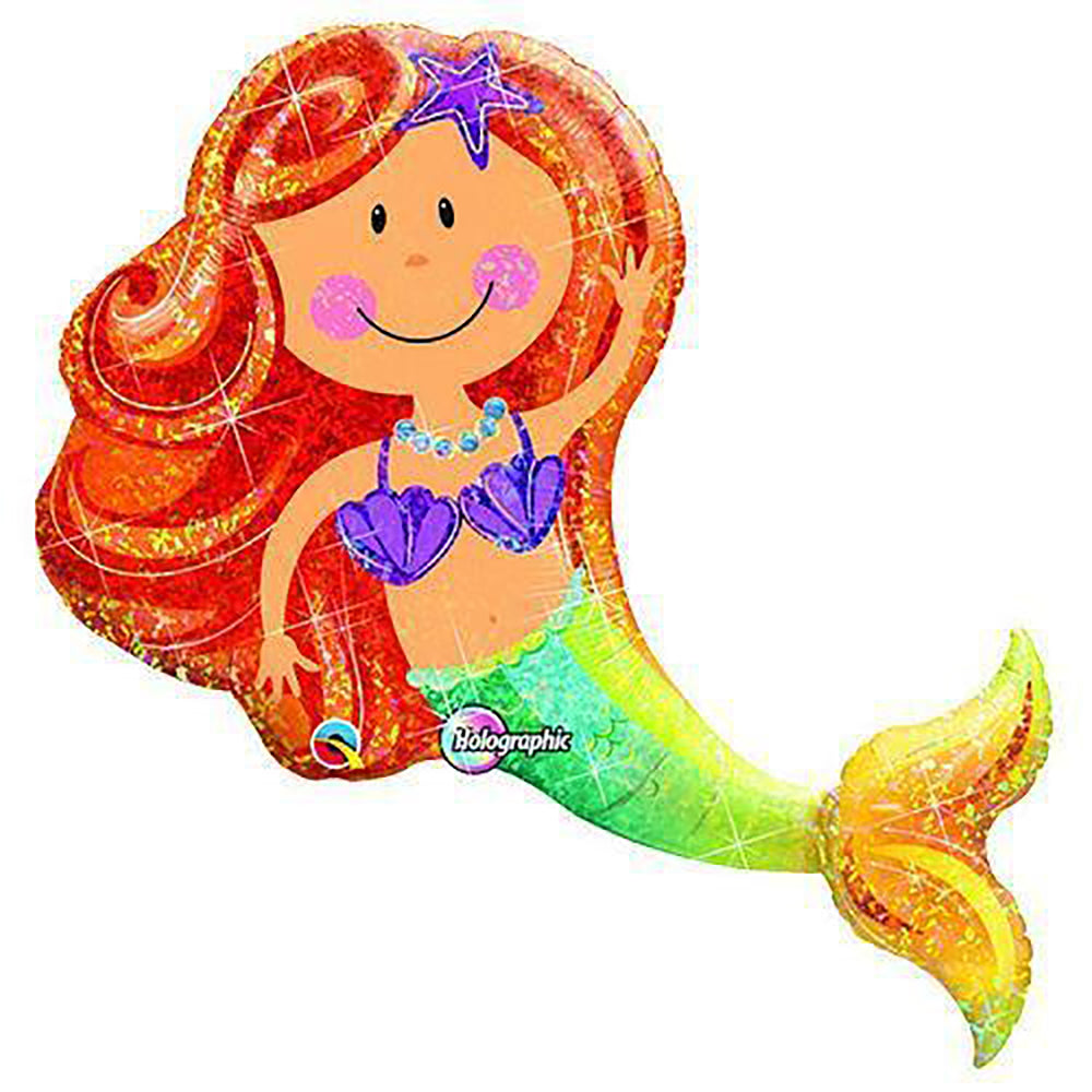 Qualatex 38 inch MERRY MERMAID Foil Balloon 16116-Q-P