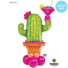 Qualatex 39 inch POTTED CACTUS Foil Balloon 78652-Q-P