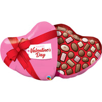 Qualatex 39 inch VALENTINE'S DAY CANDY BOX Foil Balloon 16654-Q-P