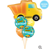 Qualatex 41 inch DUMP TRUCK Foil Balloon 27055-Q-P