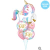 Qualatex 41 inch UNICORN Foil Balloon 26648-Q-P