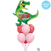 Qualatex 42 inch YOU'RE DINO-MITE Foil Balloon 16619-Q-P