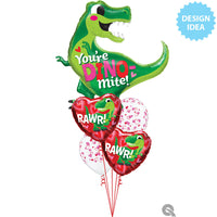 Qualatex 42 inch YOU'RE DINO-MITE Foil Balloon 16619-Q-P