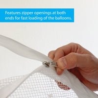 Silver Rainbow BOSS 250 - BALLOON DROP NET - 2FT X 30FT Balloon Drops BOSS250-SR