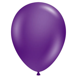 TUFTEX 11 inch TUFTEX CRYSTAL PURPLE Latex Balloons 10017-M