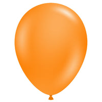 TUFTEX 11 inch TUFTEX CRYSTAL TANGERINE Latex Balloons 10048-M