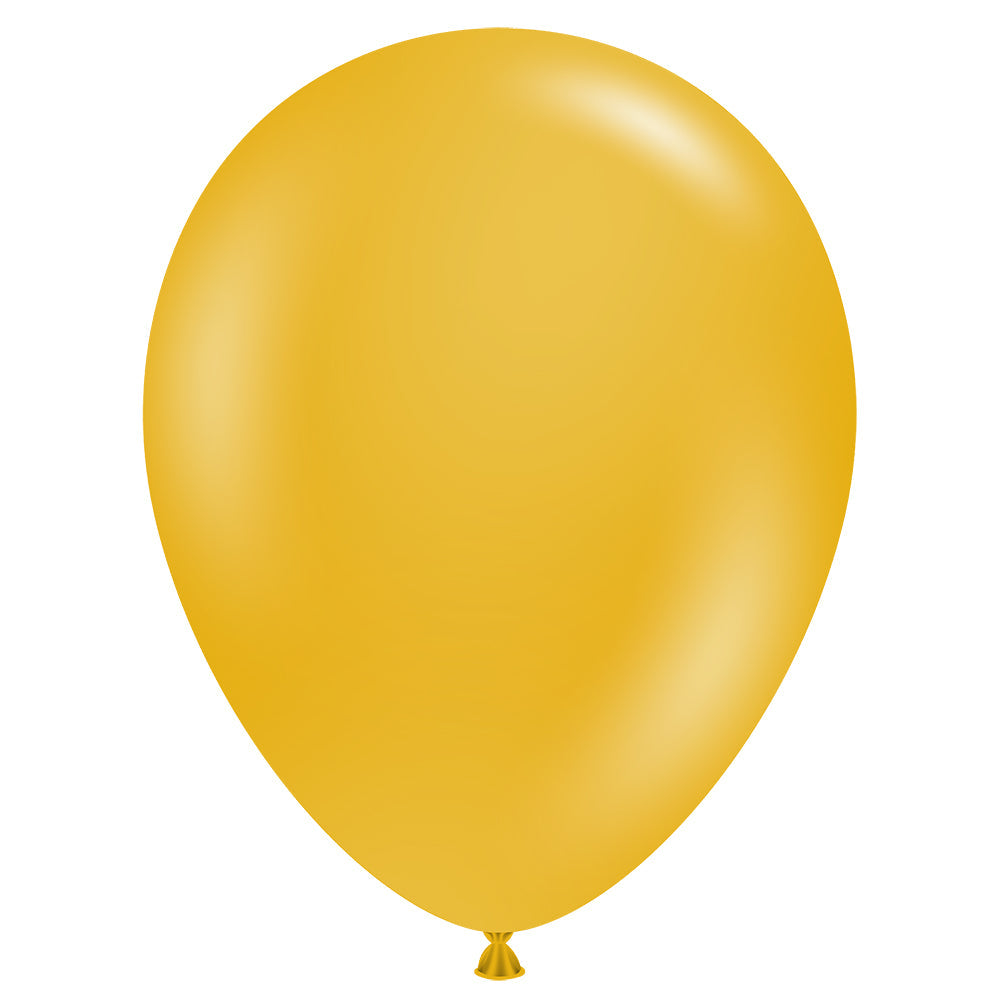 TUFTEX 11 inch TUFTEX MUSTARD Latex Balloons 10024-M